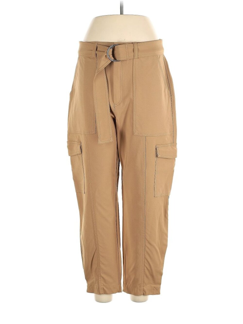 Banana Republic high waist tan cargo pants